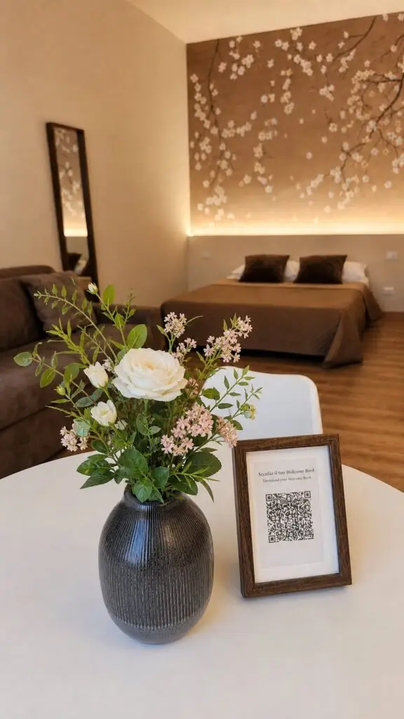 Dining area in Room 1 at Gaia Suites in Turin