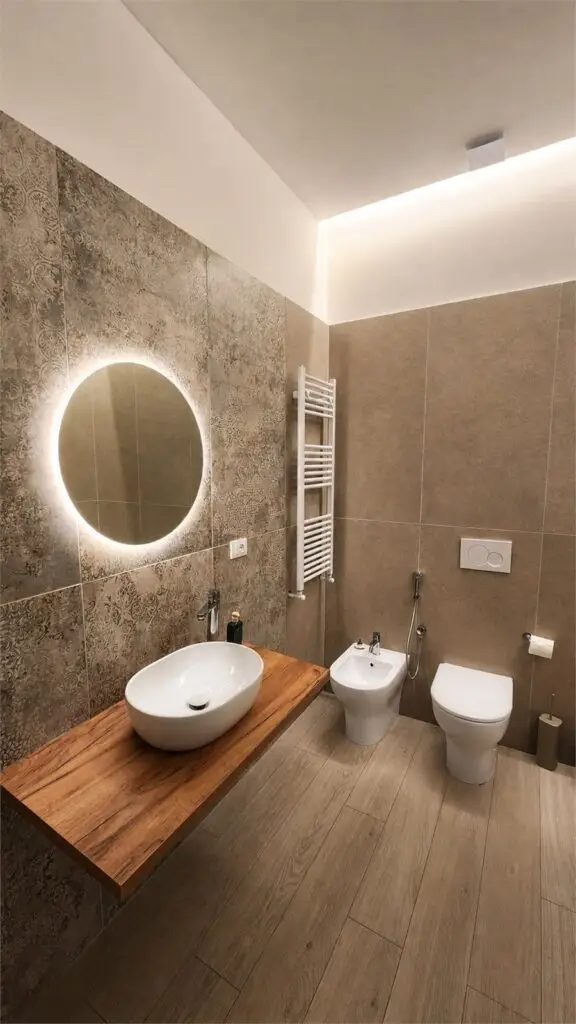 Bagno privato spazioso della Room 4 di Gaia Suites